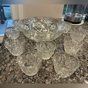 Fruit punch bowl set